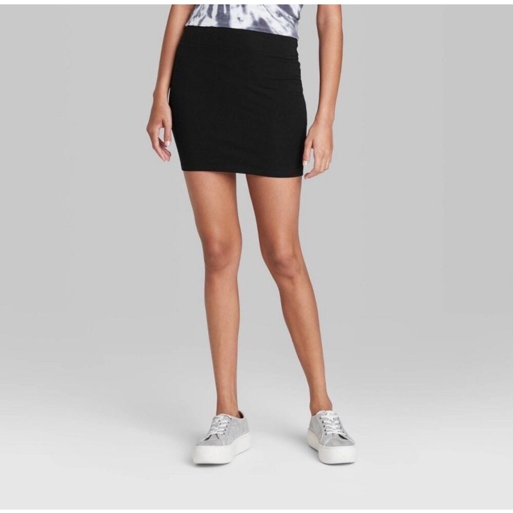 wild fable knit bodycon mini pencil skirt New With Tags L